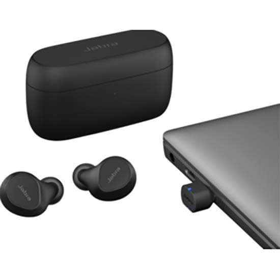 Jabra Trådlösa Hörlurar Evolve2 Buds Uc Usb-c Svart