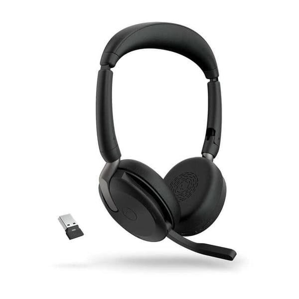 Jabra Trådløst Headset Evolve2 65 Flex Uc Stereo Sort