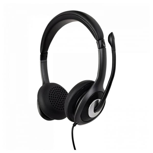 V7 Kuulokkeet Deluxe On Ear Usb Headset Musta