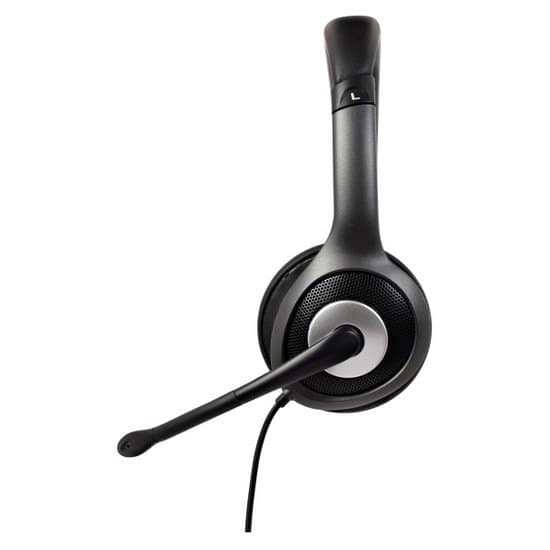 V7 Kuulokkeet Deluxe On Ear Usb Headset Musta