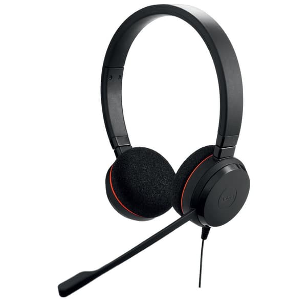 Jabra Hörlurar Evolve 20 Ms Svart