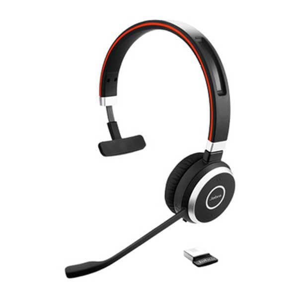 Jabra Langattomat Monokuulokkeet Evolve 65 Se Usb-a Hopeinen
