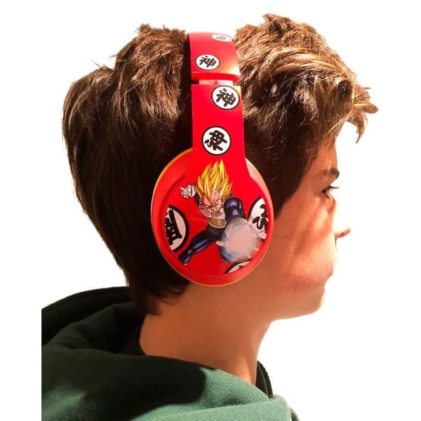 Teknofun Kuulokkeet Goku Vegeta Dragon Ball Z Punainen
