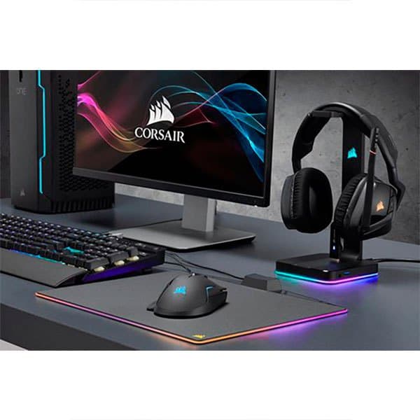 Corsair Headsetstativ St100 Rgb 7.1 Surround Sort