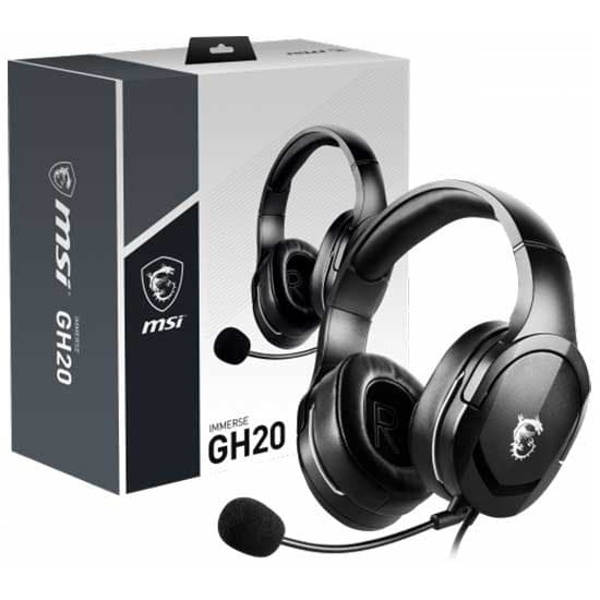 Msi Spelheadset Immerse Gh20 Svart