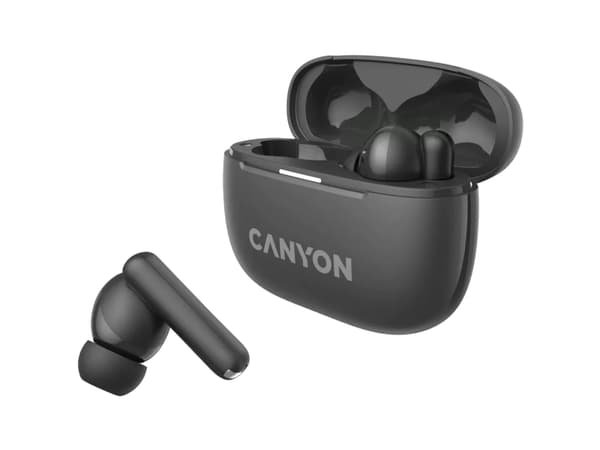 Canyon - True wireless-hodetelefoner med mikrofon - i øret - Bluetooth - aktiv støydemping