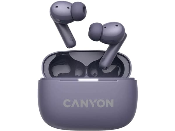 Canyon CNS-TWS10PL, True Wireless Stereo (TWS), 20 - 20000 Hz, Calls/Music/Sport/Everyday, 42.5 g, Headset, Purple