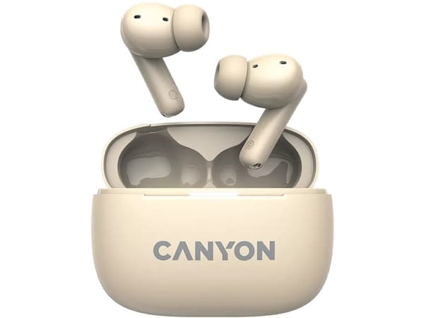 Canyon - True wireless-hodetelefoner med mikrofon - i øret - Bluetooth - aktiv støydemping