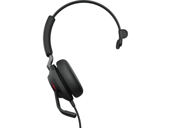 Jabra Evolve2 40 SE UC Mono - Headset - på örat - kabelansluten - USB-C - ljudisolerande - Optimerad för UC