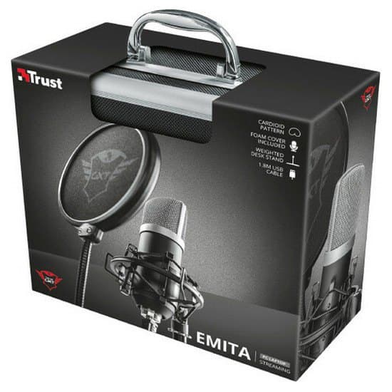 Trust Mikrofoni Gxt 252 Emita Musta