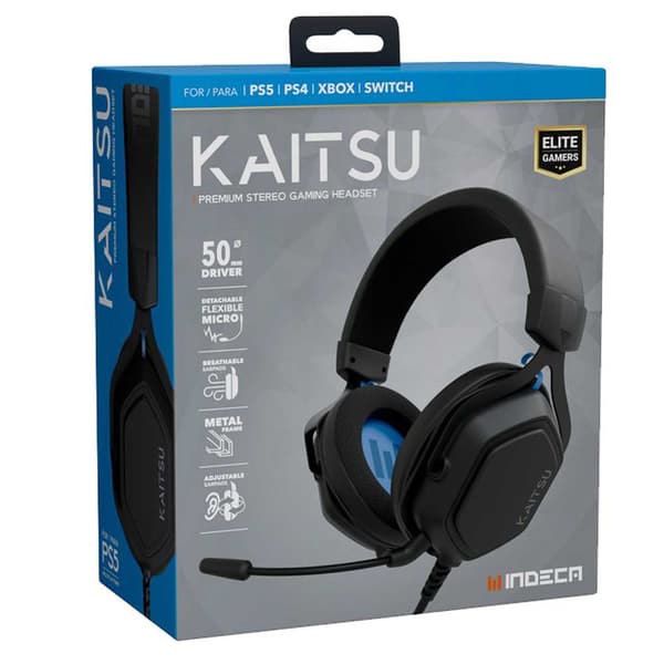 Indeca Gaming Headset Kaitsu Sort