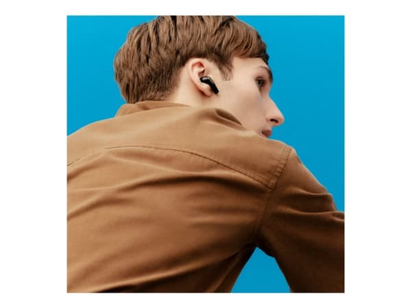 Sudio E3 - True wireless-hörlurar med mikrofon - inuti örat - Bluetooth - aktiv brusradering - ljudisolerande - svart