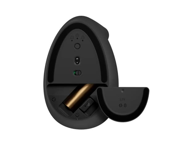 Logitech Lift Right Vertikal ergonomisk mus, grafitt/sort