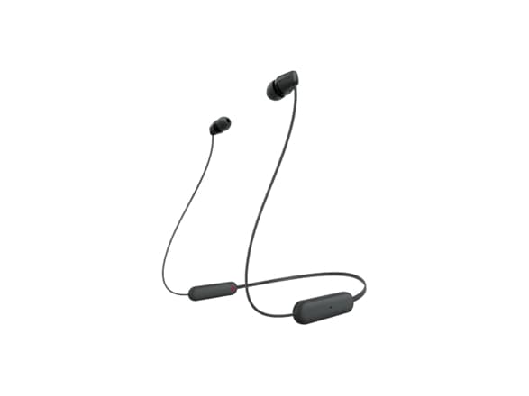Sony WI-C100, Trådløs, Samtaler/musikk, 20 - 20000 Hz, 20 g, Hodesett, Sort