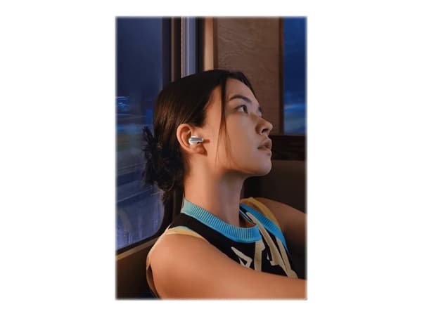 Xiaomi Redmi Buds 4 Pro - True wireless-hörlurar med mikrofon - inuti örat - Bluetooth - aktiv brusradering - månvit