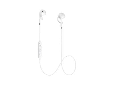 Esperanza EH187W - Ørepropper med mikrofon - i øret - Bluetooth - trådløs - hvit