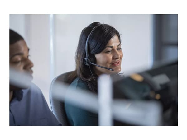 POLY EncorePro 310 Monoaural with Quick Disconnect Headset TAA, Wired, Calls/Music, 55 g, Headset, Black