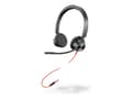 Miniatyrbilde 2 av 5: Poly Blackwire 3225 - Blackwire 3200 Series - hodesett - on-ear - kablet - USB, 3,5 mm jakk - svart - Skype Certified, Cisco Jabber Certified, Avaya