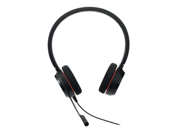 Jabra Evolve 20 MS stereo - Headset - på örat - kabelansluten - USB - Certifierad för Skype for Buisness