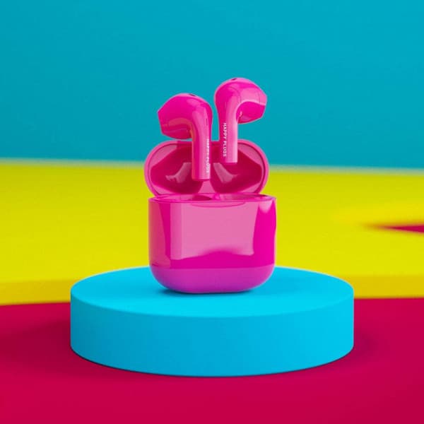 Happy Plugs Joy -øretelefoner, pink