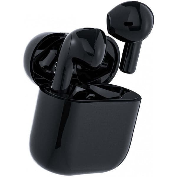 Happy Plugs Joy -nappikuulokkeet, musta