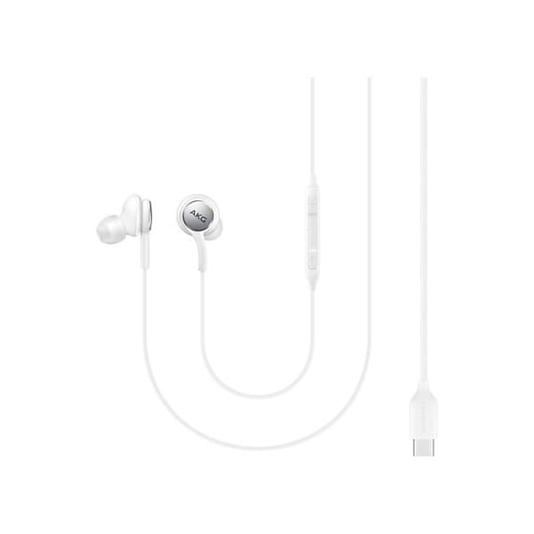 Samsung Type-C -langalliset nappikuulokkeet, USB-C, valkoinen