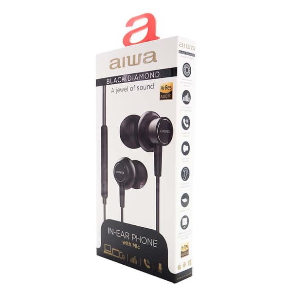Aiwa Kuulokkeet Estm-500bk Musta