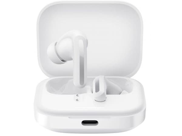 Xiaomi Redmi Buds 5 - True wireless-hörlurar med mikrofon - inuti örat - Bluetooth - aktiv brusradering - vit
