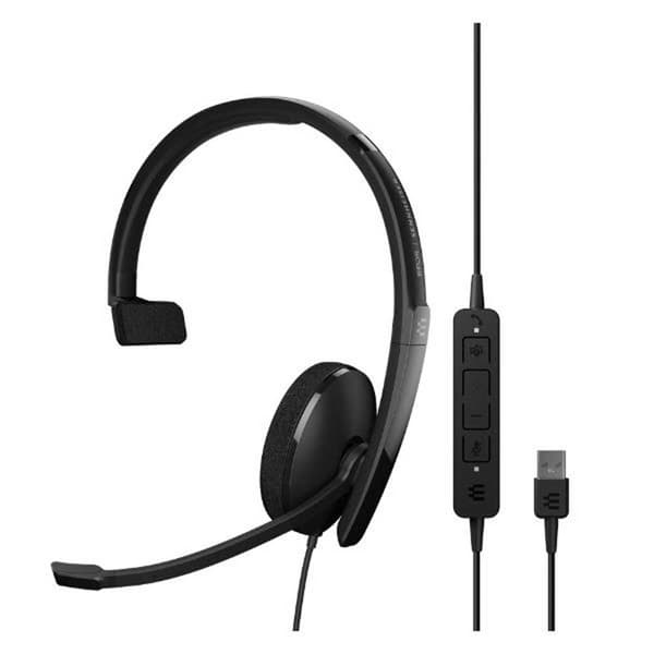 Sennheiser Hovedtelefoner Sc 130 Usb Sort
