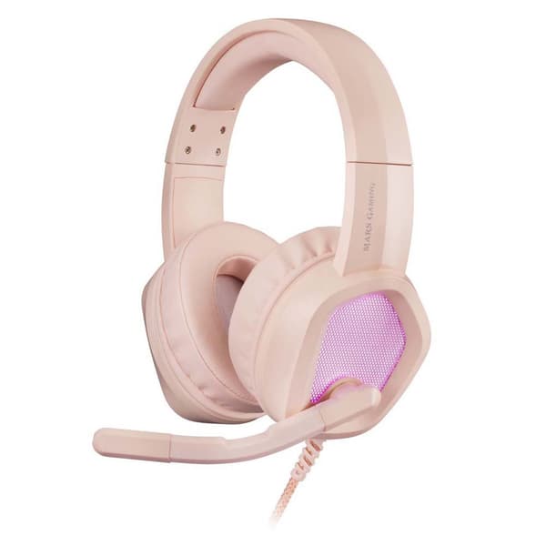 Mars Gaming Spelheadset Mh320p Ultra Bass 3d Rgb Rosa