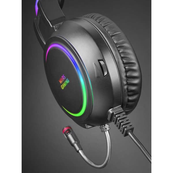 Mars Gaming Spelheadset Mhrgb Svart