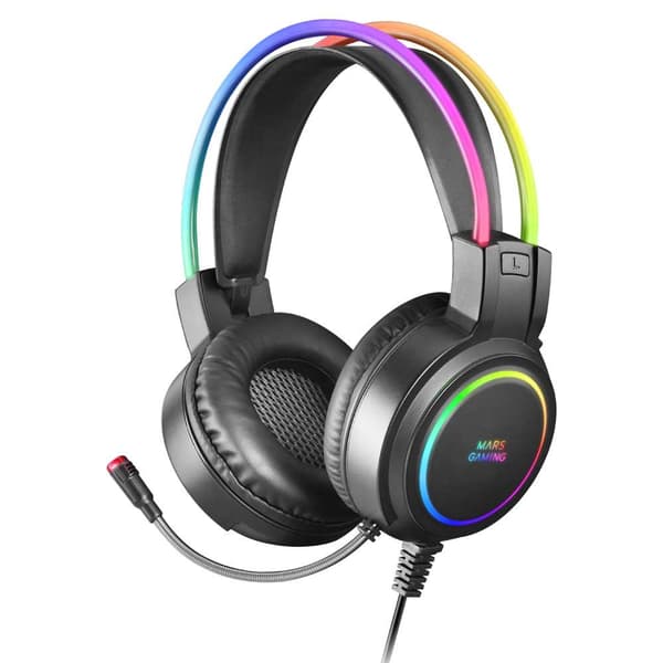 Mars Gaming Spelheadset Mhrgb Svart