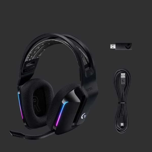Logitech Spelheadset G733 Svart