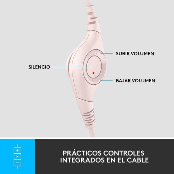 Logitech Headset H390 Usb-a Guld