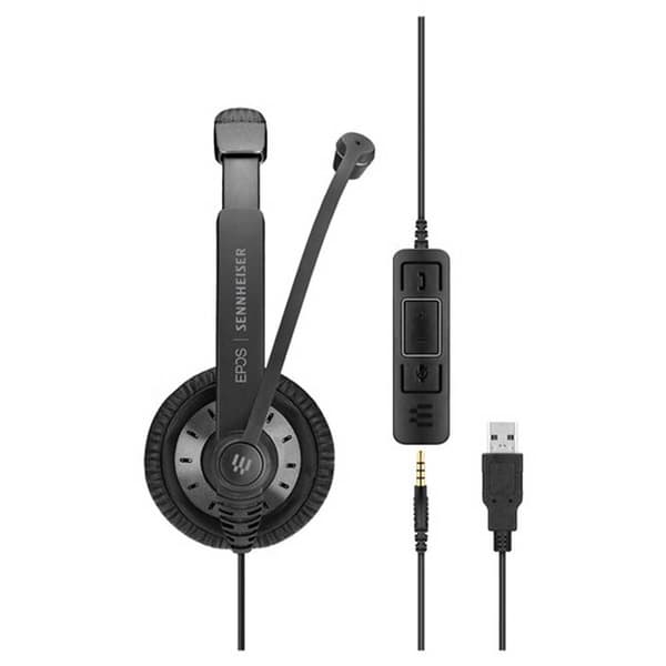 Sennheiser Headset Impact Sc 45 Usb Ms Svart