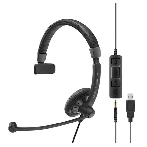 Sennheiser Headset Impact Sc 45 Usb Ms Svart