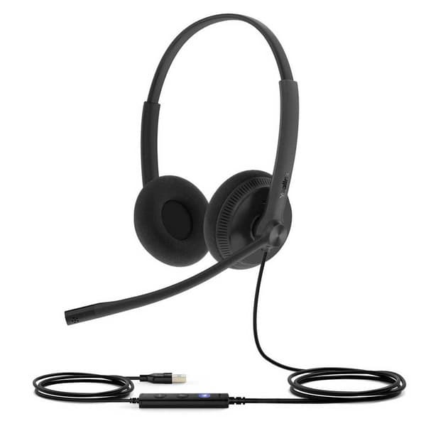 Yealink Headset Uh34 Dual Uc Svart