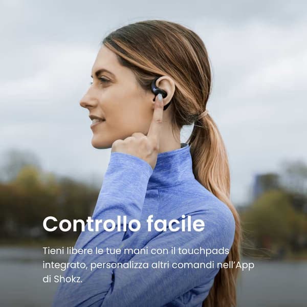 Shokz Trådløse Hovedtelefoner Open Fit Sort