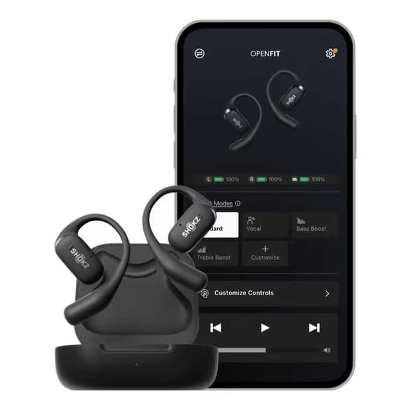 Shokz Trådløse Hovedtelefoner Open Fit Sort