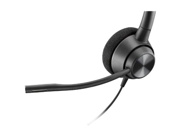 Poly EncorePro 320 - EncorePro 300 series - headset - på örat - kabelansluten - USB-C - svart - Certifierad för Microsoft-teams