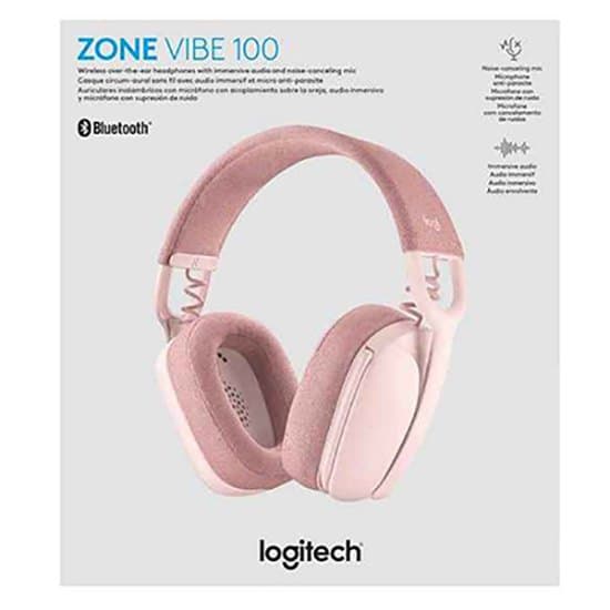 Logitech Langattomat Pelikuulokkeet Zone Vibe 100 Pinkki