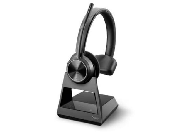 Poly Savi 7310-M Office - Savi 7300 series - headset - på örat - DECT - trådlös - svart - Certifierad för Microsoft-teams