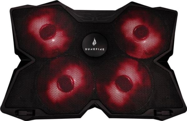 SureFire Bora Gaming rød kjølepute Sort