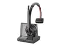 Miniatyrbild 2 av 5: Poly Savi 8210-M Office - Savi 8200 series - headset - på örat - DECT / Bluetooth - trådlös - svart