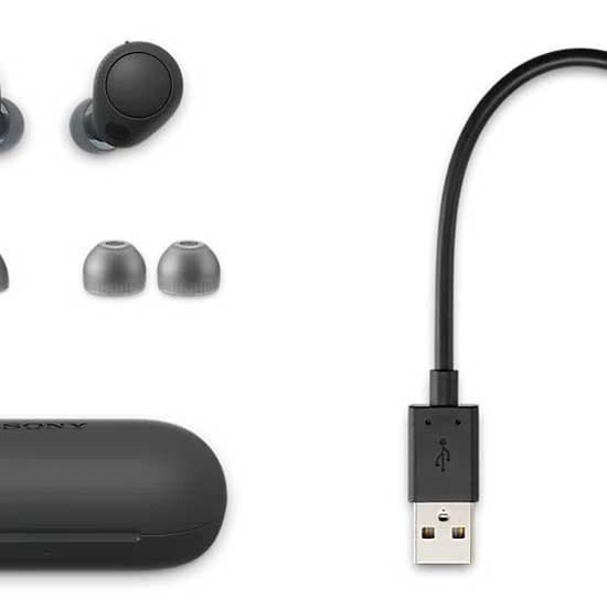 Sony Ægte Trådløse Hovedtelefoner Wfc700nb.ce7 Sort