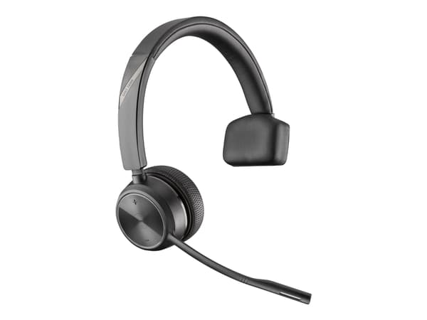 Poly Savi 7210 Office - Savi 7200 Series - kuulokkeet - on-ear - DECT - langaton - aktiivinen melunvaimennus - musta