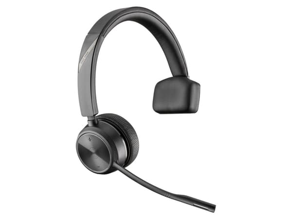 Poly Savi 7210 Office - Savi 7200 Series - kuulokkeet - on-ear - DECT - langaton - aktiivinen melunvaimennus - musta