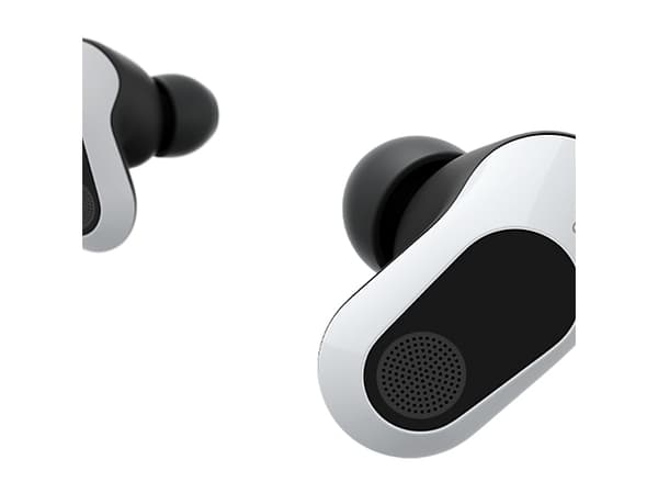 Sony INZONE Buds - True wireless-hodetelefoner med mikrofon - i øret - Bluetooth / radio - aktiv støydemping - USB-C via Bluetooth-adapter - hvit