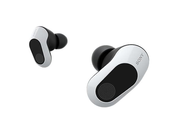 Sony INZONE Buds - True wireless-hodetelefoner med mikrofon - i øret - Bluetooth / radio - aktiv støydemping - USB-C via Bluetooth-adapter - hvit