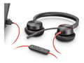 Miniatyrbild 1 av 5: Poly Blackwire C5220 - Blackwire 5200 series - headset - på örat - kabelansluten - USB-A, 3,5 mm kontakt - svart - Certifierad för Microsoft-teams, C